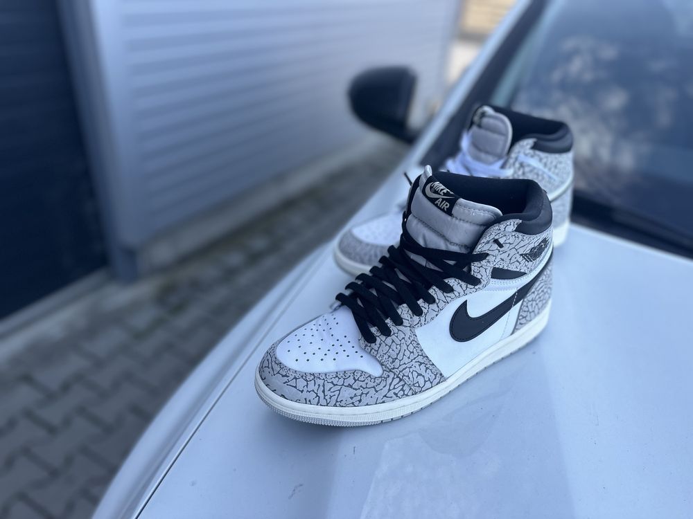 Jordan 1 High Retro OG “white cement”
