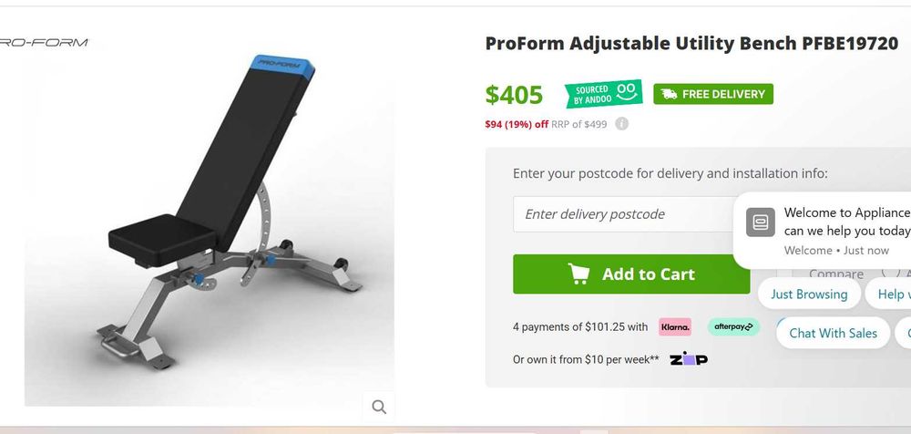 Bancă de sală – 700 lei.