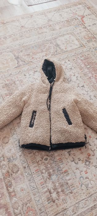 Зимняя двусторонняя куртка на возраст от 6-8лет