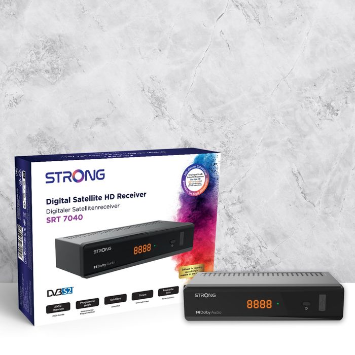 Tuner DTT puternic SRT 7040, include receptor Wally, Full HD