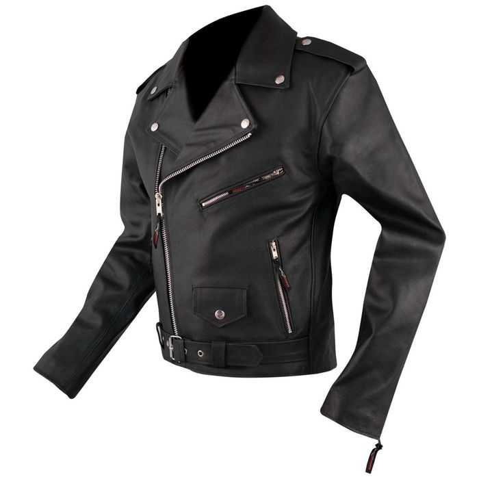 Кожено мото яке A-PRO CLASSIC BLACK Код: 71619