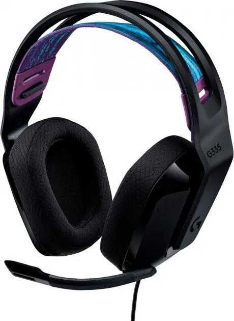 Проводные наушники Logitech G335 черный/белый