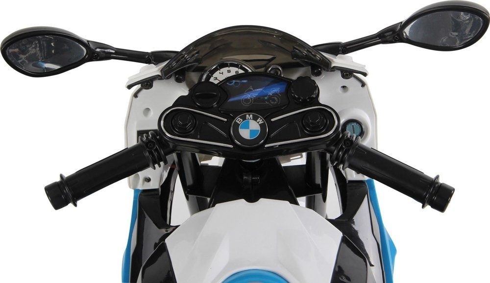 Motocicleta electrica cu roti ajutatoare BMW S1000RR PREMIUM #Albastru