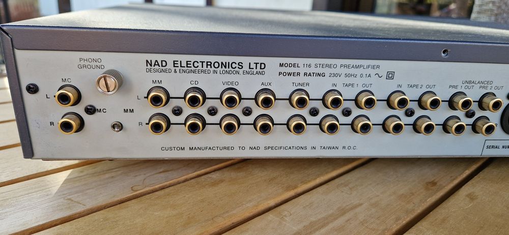 Preamplificator audio NAD 116 XLR