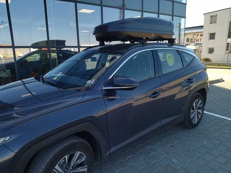 Автобокс Farad модел Koral 400L черен мат, 160х80х40см