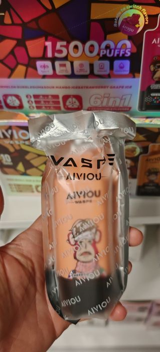 Vape 150.000 Puffs 6 Arome  Reincarcabil Display Abur Mult