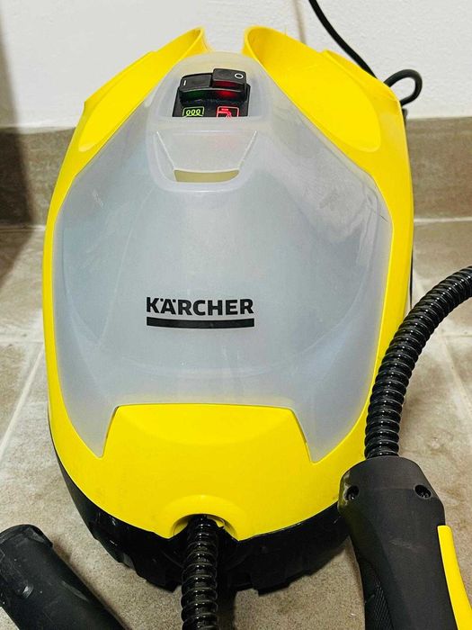 Aparat de curatat cu abur KARCHER SC 4, 0.8l, 2000W, galben-argintiu
