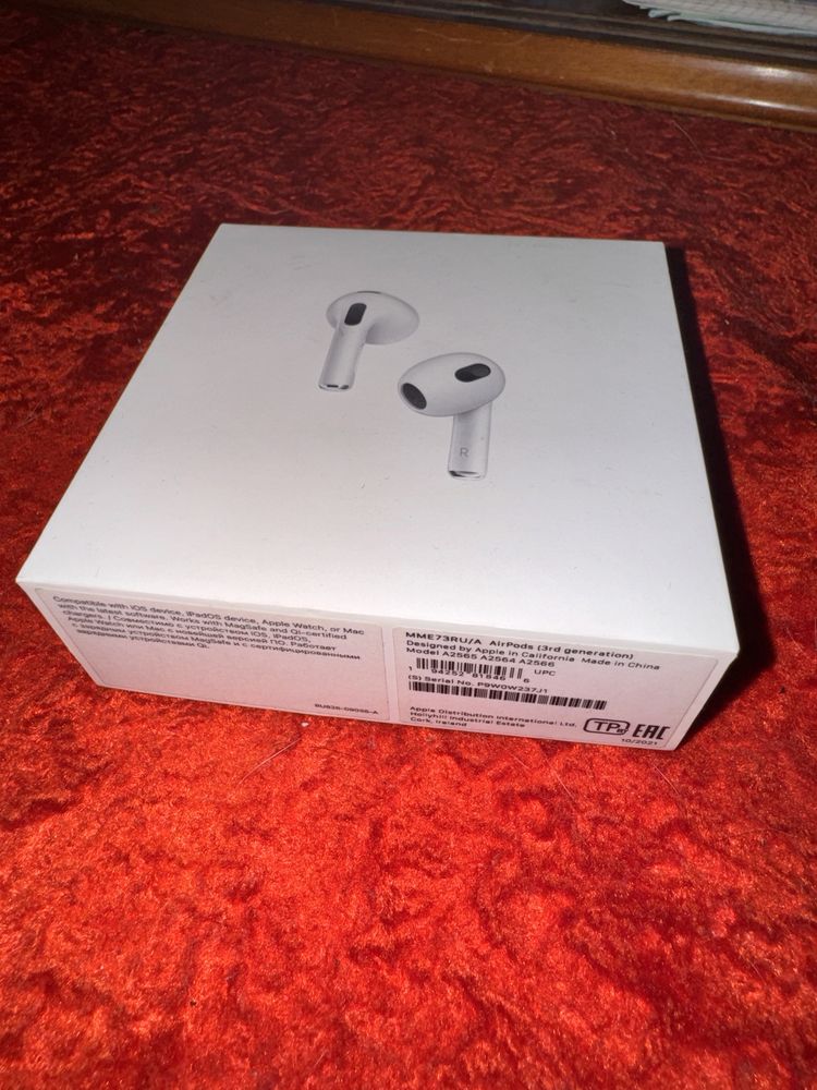 Airpods 3 оригинал кейс