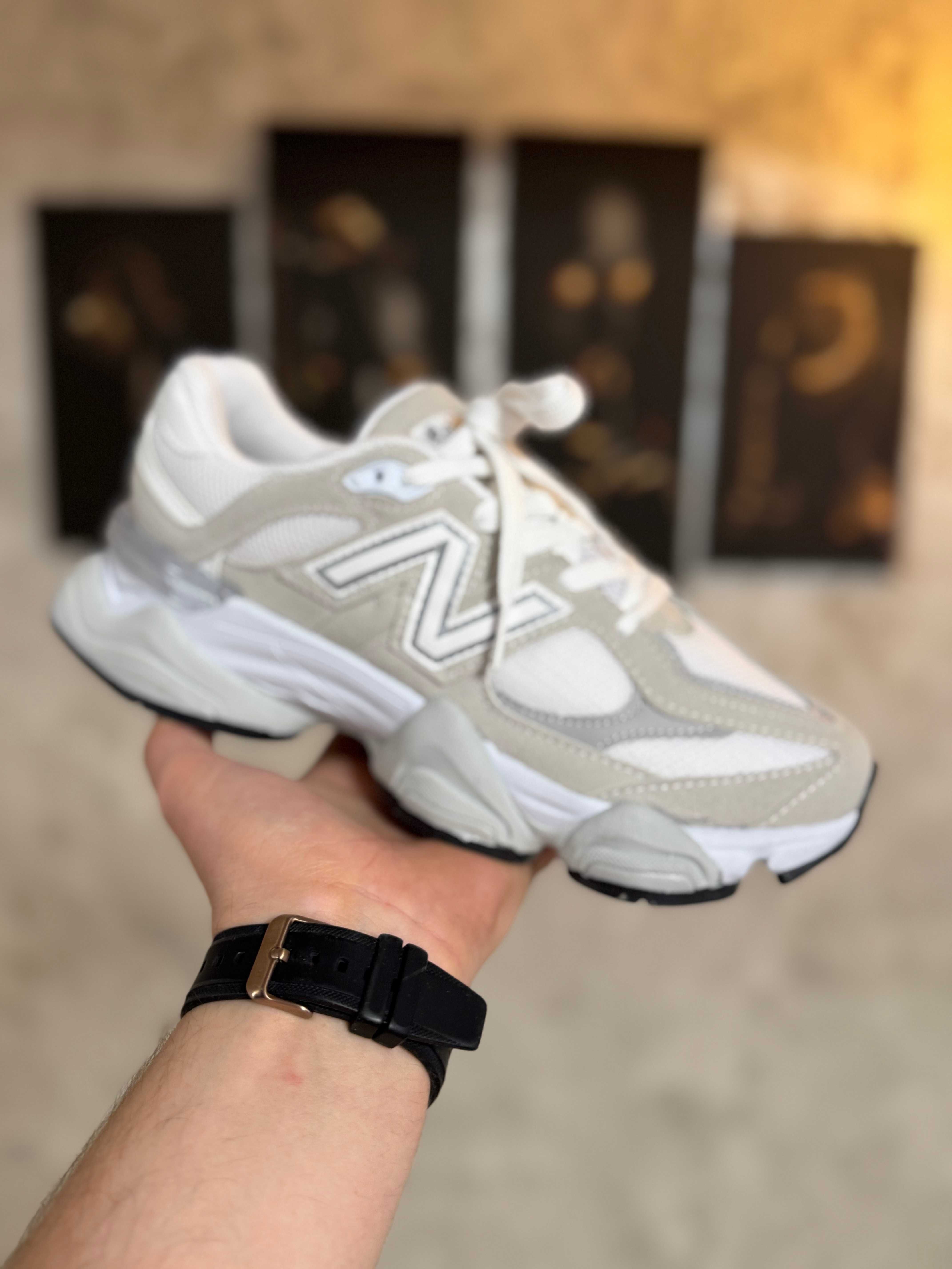 Adidasi Barbati New Balance 9060 White & Gri!