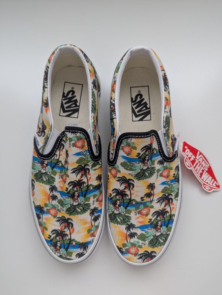Vans Slip On Hula Girl Palm Tree Print номер 38