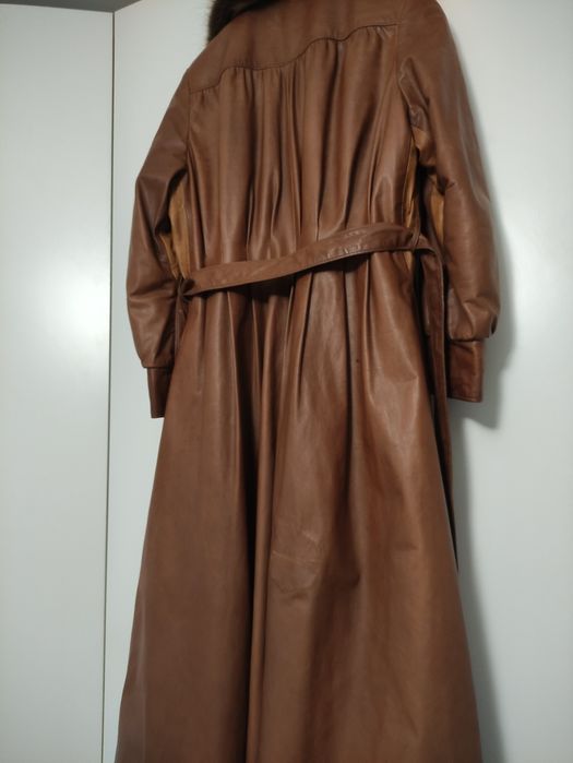 Haina piele blana naturala Lux ZILLI