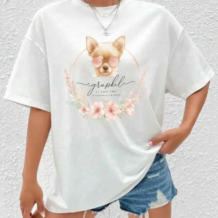 Овърсайз дамски тениски Премиум качество, ексклузивен дизайн