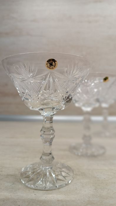Кристални чаши за вино Бохемия