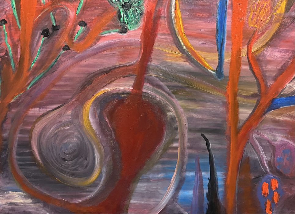Colectie de tablouri ulei pe panza expresioniste artist contemporan