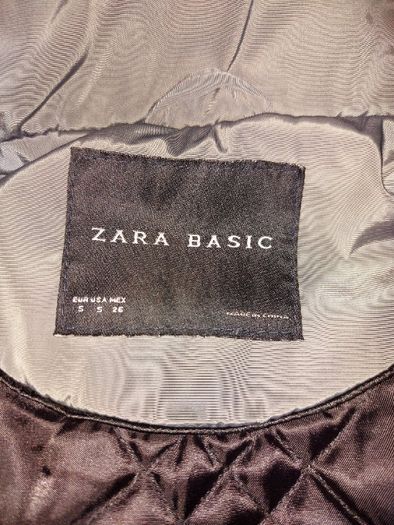 Дамско яке ZARA, размер S, цвят сив