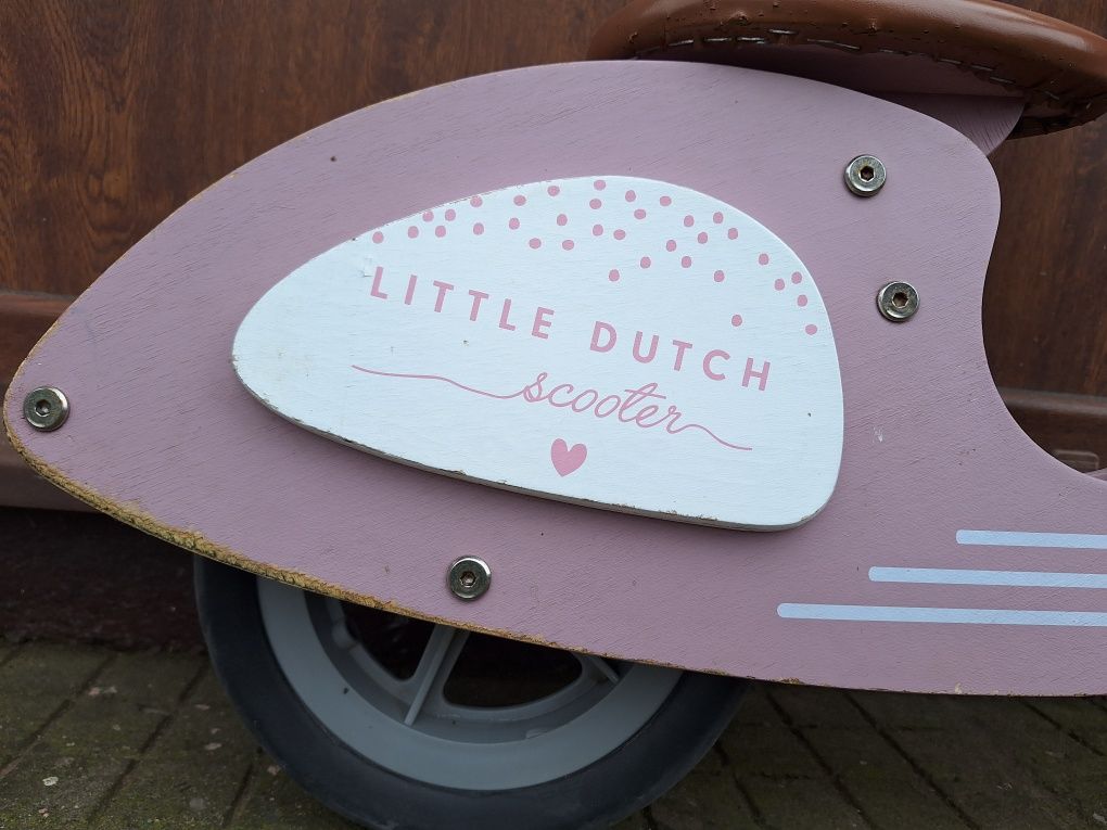Дървено колело за баланс LITTLE DUTCH