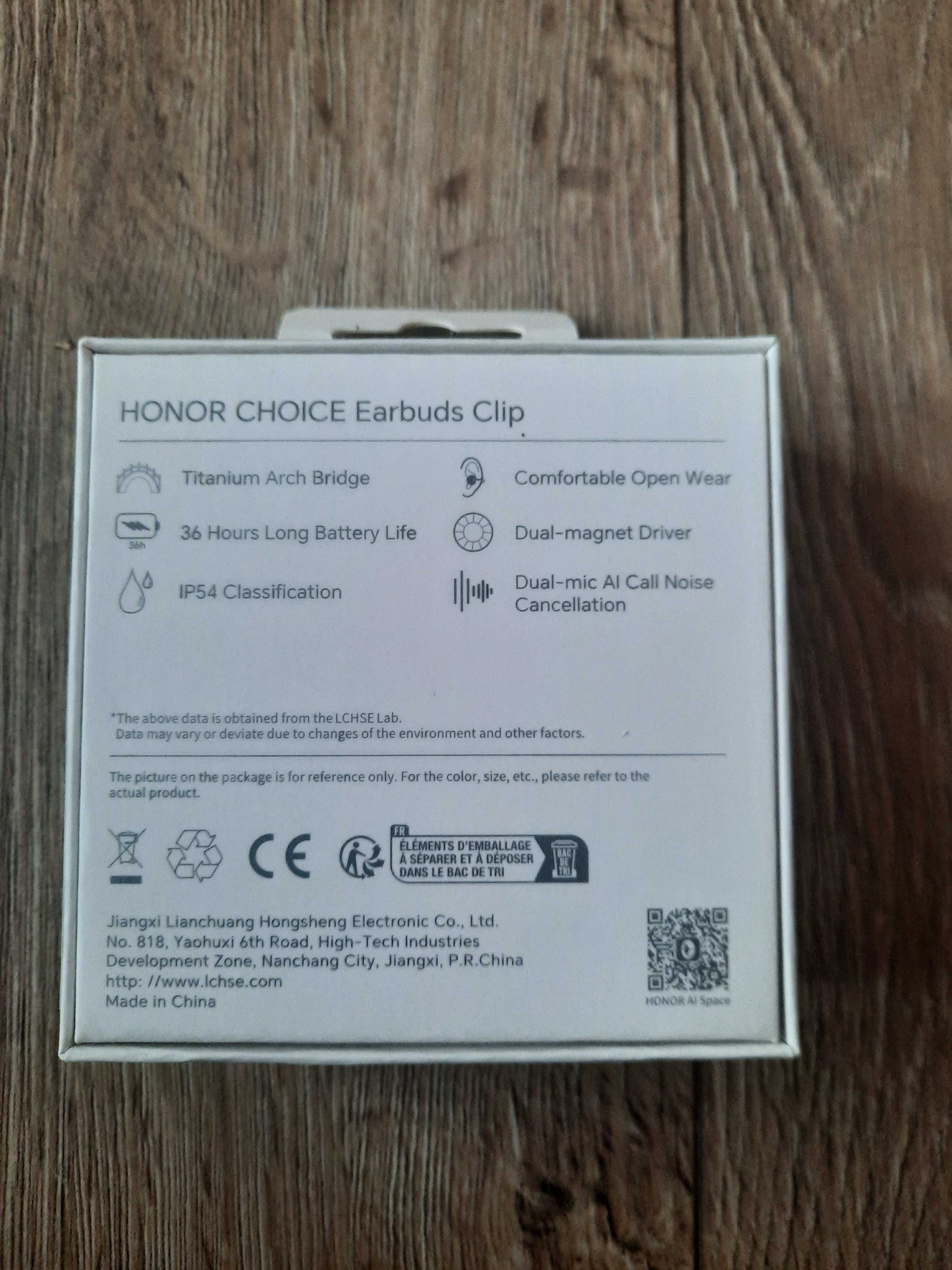 НОВИ слушалки Honor Choice Earbuds Clip с гаранция