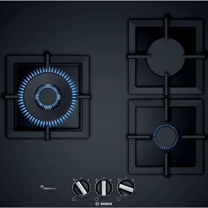 Плот за вграждане BOSCH PPC6A6B20 с FlameSelect, Газ