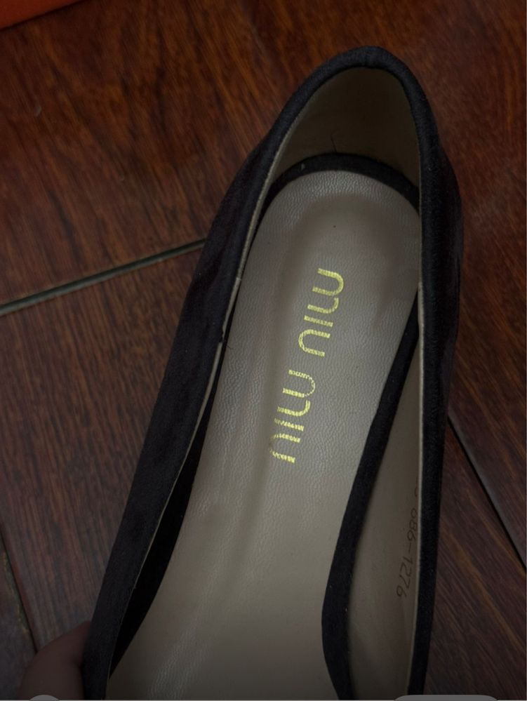 Туфли замшевые Miu Miu