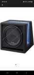 Subwoofer Alpine 30CM + stație Alpine ca nou