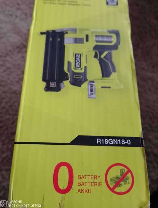Pistol cuie electric Ryobi One+ R18GN18-0 Nou Sigilat
