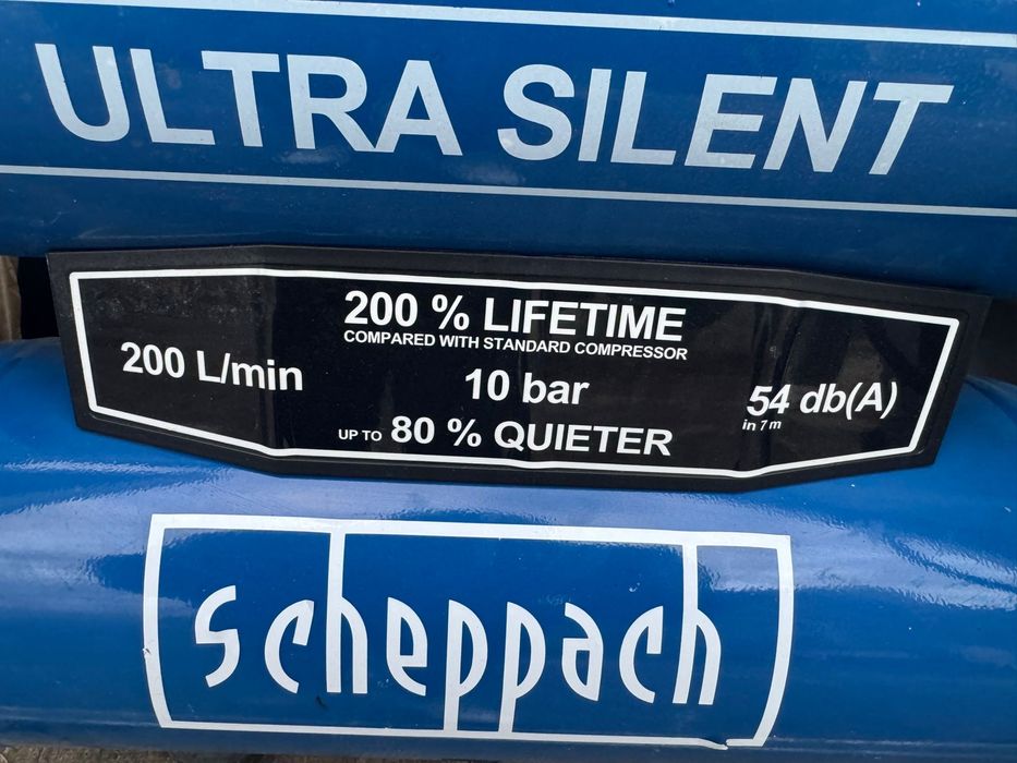 Compresor ultrasilentios 54dB 10 bari 20L