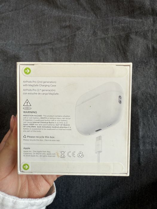 Apple AirPods Pro 2 (2nd Gen) – чисто нови, оригинални, запечатани