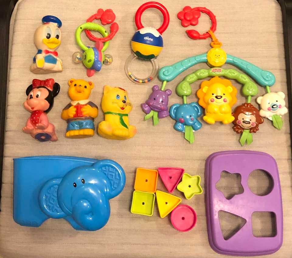 Fisher-Price, Chicco и др. играчки за 0-3 г. дете