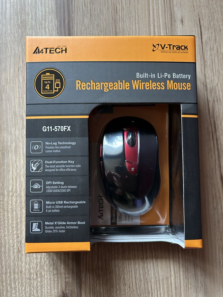 Безжична мишка A4TECH, Wireless - разопакована