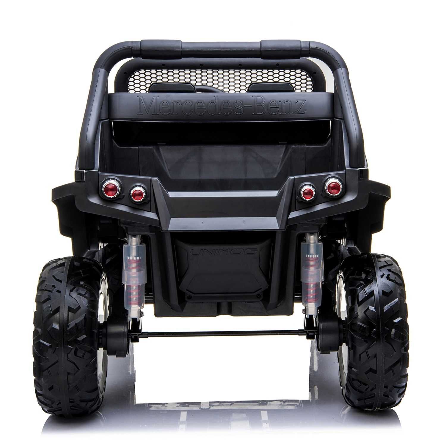 Masinuta electrica pentru 2 copii Mercedes UNIMOG 4x35W PREMIUM #Black