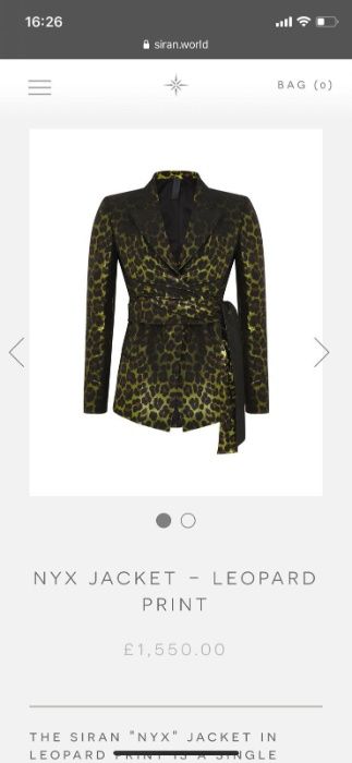 Sacou Siran NYX Jacket - leopard print,Nou