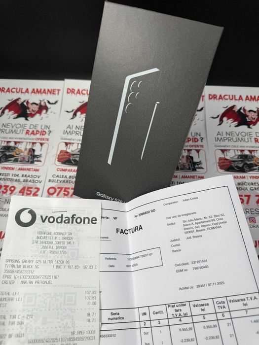 Samsung S25 Ultra 512Gb/12Ram.Sigilat,cu factura.