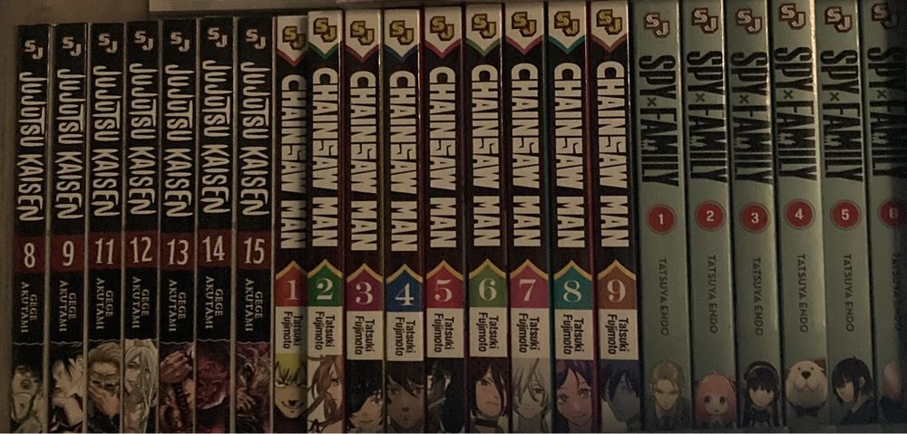 Jujutsu Kaisen/Chainsaw Man/Spy Family/Black Clover