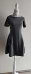 Rochie Reserved, gri, marime S, maneci scurte