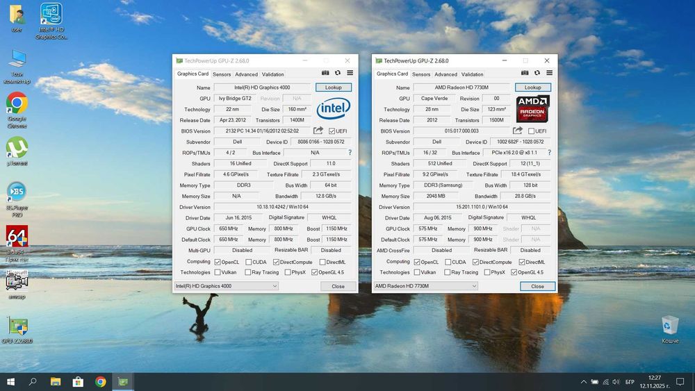 Лаптоп Dell Inspiron 7520