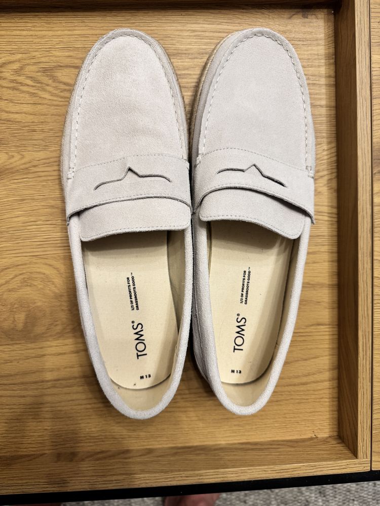 Мокасини велур Toms