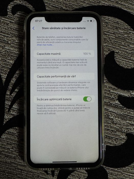 iPhone 11 RED - 64 GB NOU BATERIE 100%