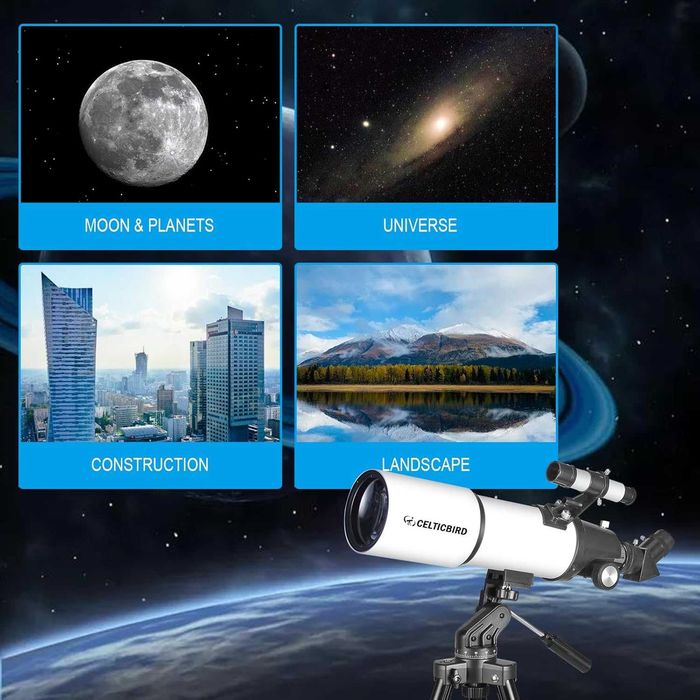 Мощен телескоп  80 mm х 600 mm от Celticbird