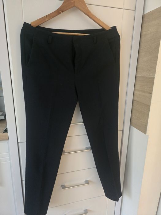 Pantalon negru/ bleumarin 38 40 mar m orsay zara