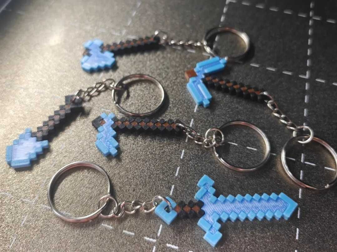 Brelocuri Minecraft Diamond Set