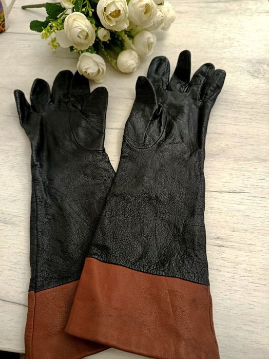 Перчатки кожаные женские