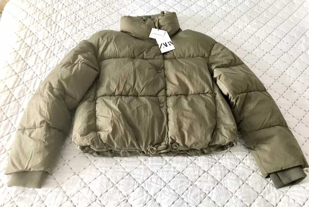 Ново пухено яке Zara, S