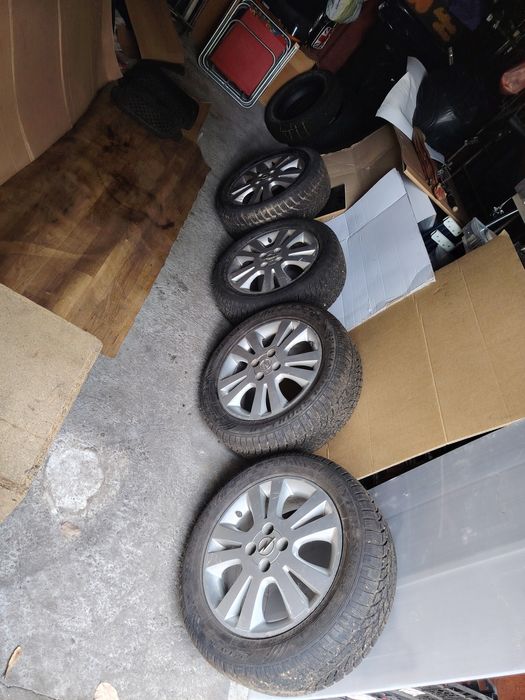 4бр. джанти 16 4х100 за опел със зимни гуми