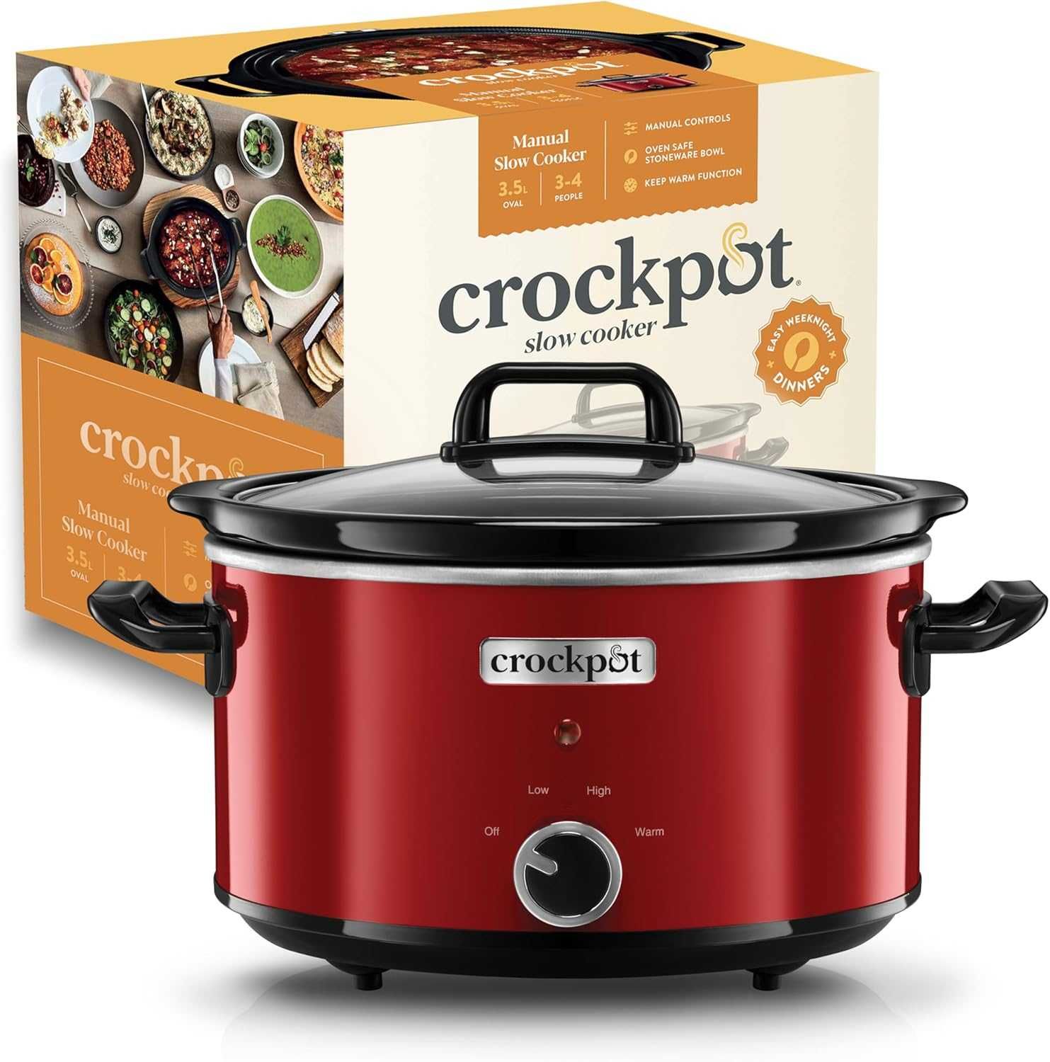 Керамичен уред за бавно готвене Crock-Pot The Slow Cooker, 240W