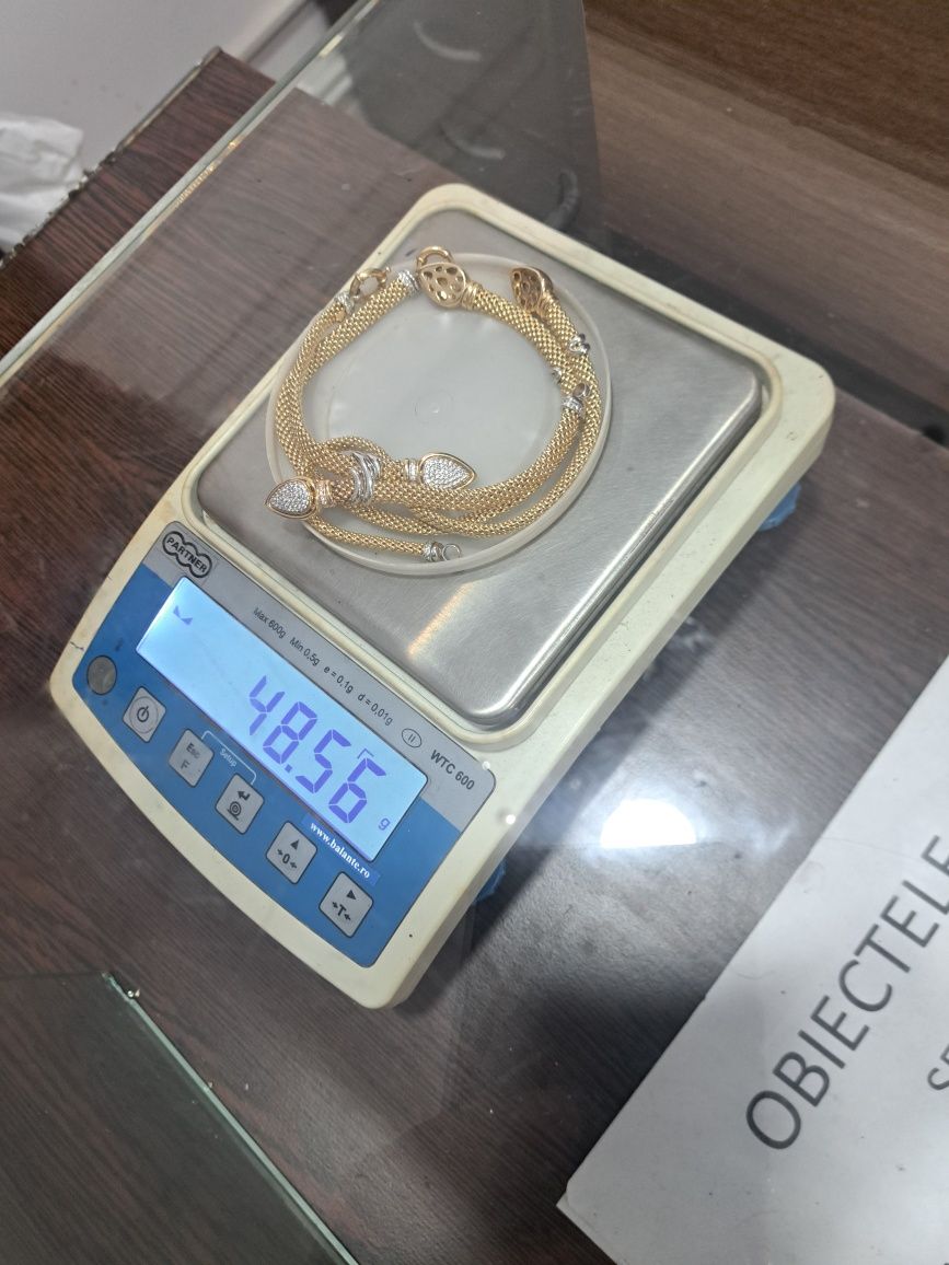 Vând set aur 14 k