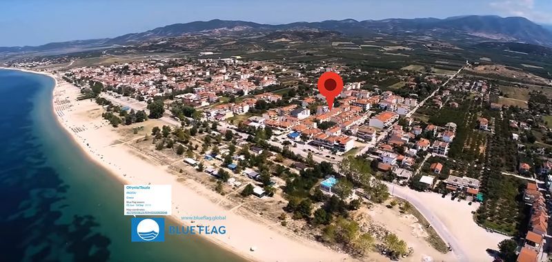 Апартамент под наем с две спални Паралия Офринио, Гърция - сезон 2025