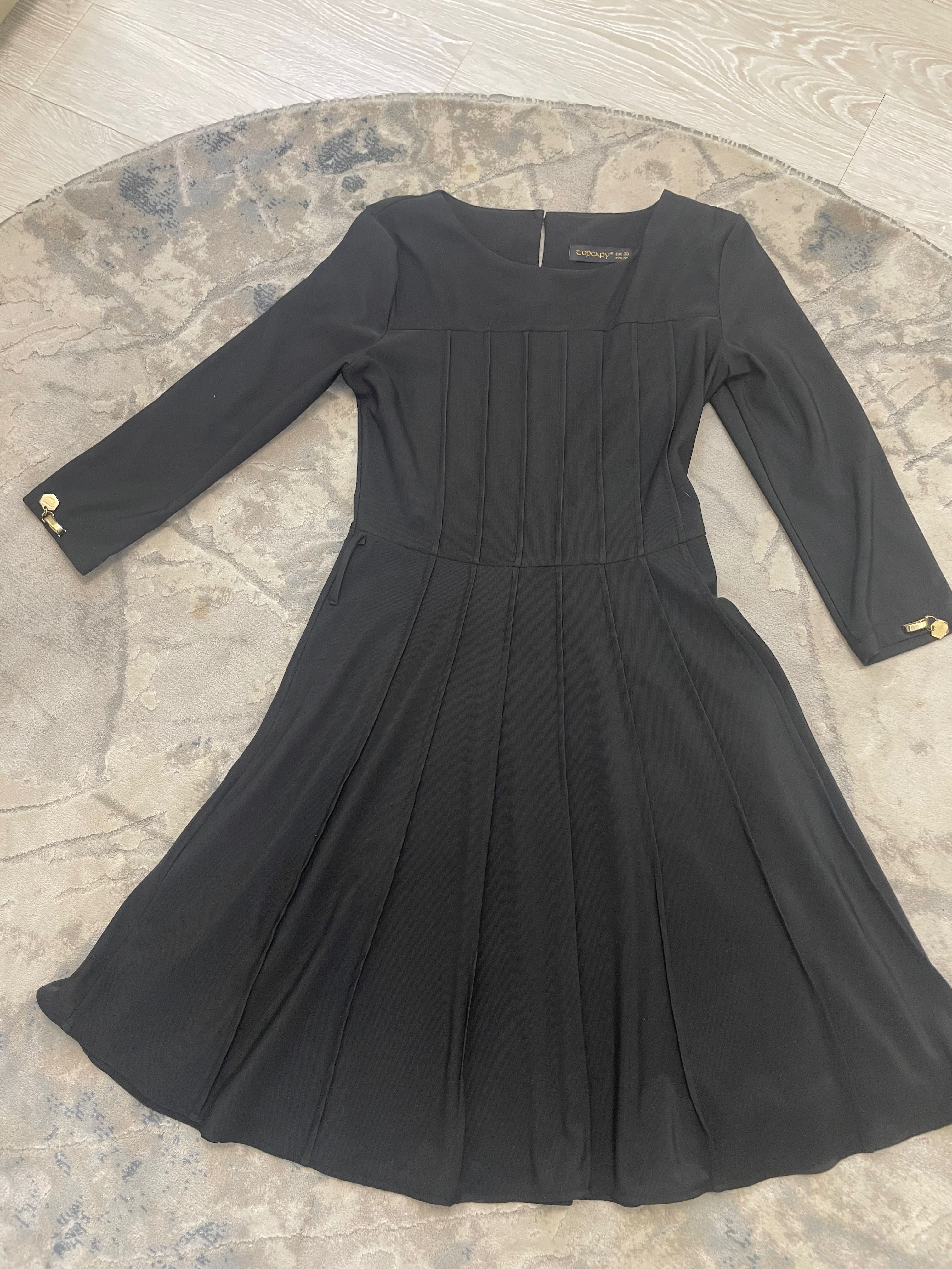 Женская чёрная платье