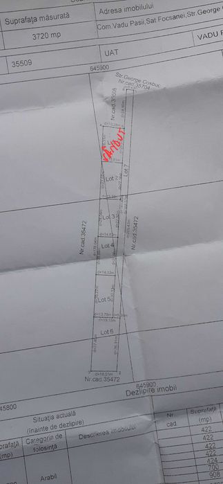 Loturi de casă în Focșănei, 422 mp
