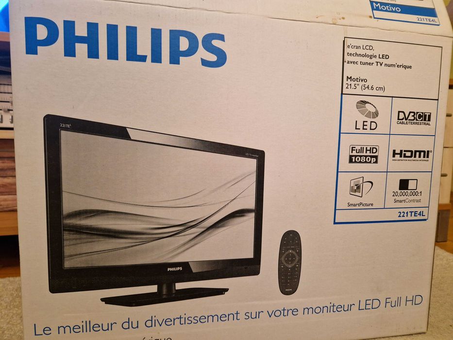 Монитор с тв-тунер Philips 221T4L Led full HD