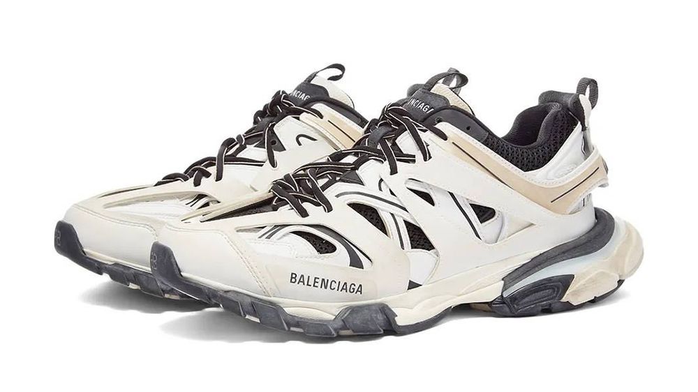 Balenciaga track white black